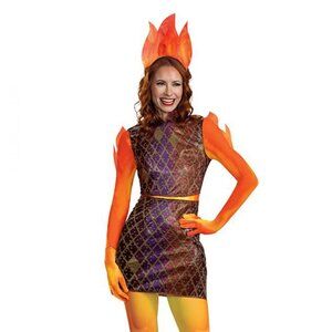 Elemental Ember Deluxe Womens' Adult Costume (Small 4-6)